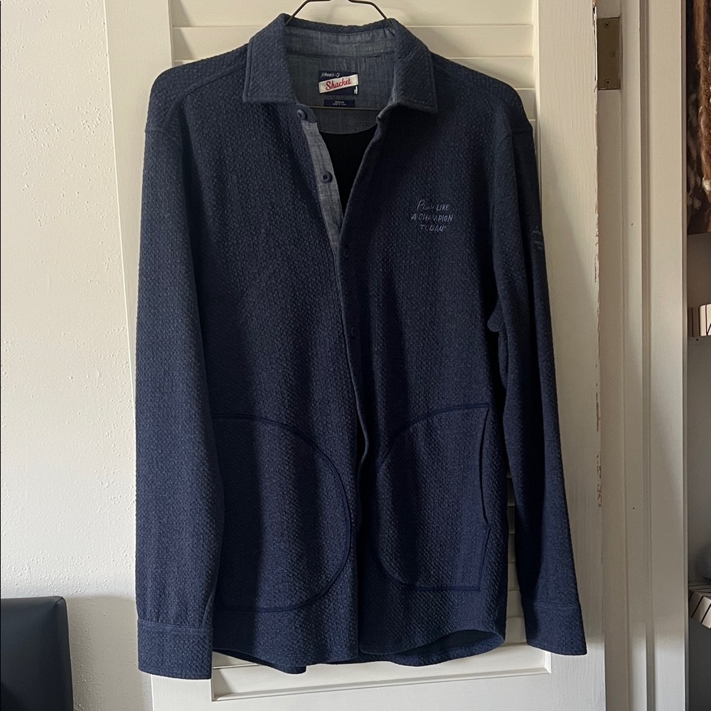 Johnnie O Notre Dame Navy Shacket